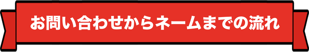 お問い合わせから申し込みまでの流れ